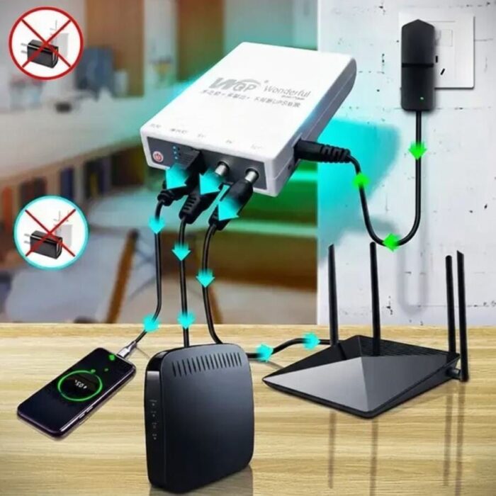 Безперебійник для роутера Mini UPS WGP 10400 mAh 5