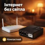 ДБЖ (UPS) для роутера DC1018L POE під змінні АКБ 18650 (без акумуляторів)