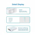 UPS для роутера WGP 302 на 13500 mAh (Мини ИБП) - резервное питание 5V: 9V: 12V для Wi-Fi, модема, камер 4