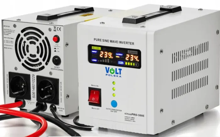 Джерело безперебійного живлення ДБЖ Volt Polska SINUS PRO 500 E 12V з чистою синусоїдою та AVR (польська якість) -3