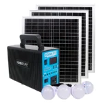 Портативна сонячна станція YOBOlife LM-9300 300W з трьома панелями та лампами освітлення. 2