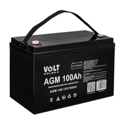 Аккумулятор Volt Polska AGM 12V 100Ah VRLA для ИБП, сигнализации и резервного питания