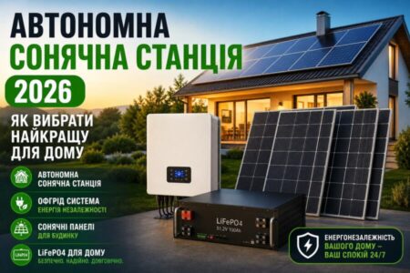 автономна сонячна станція illustration for Автономна сонячна станція 2026: як