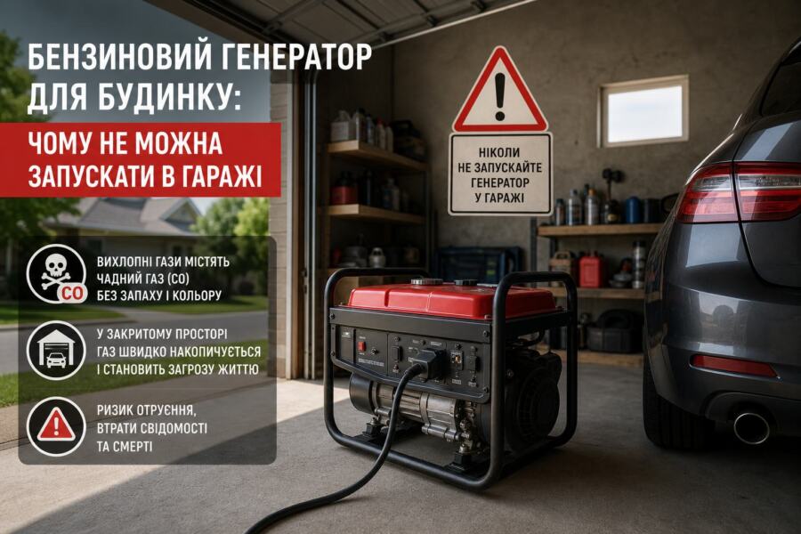 бензиновий генератор для будинку illustration for Бензиновий генератор для