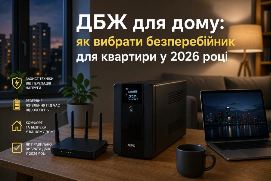 ДБЖ для дому: як вибрати безперебійник для к