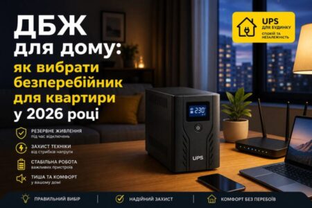 як вибрати безперебійник для квартири у 2026 році