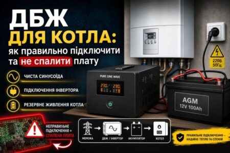 дбж для котла illustration for ДБЖ для котла: як правильно підключити та не с