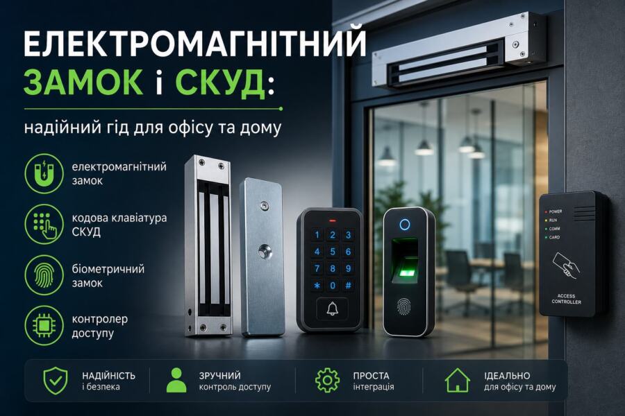 Электромагнитный замок и СКУД для безопасности офиса и дома