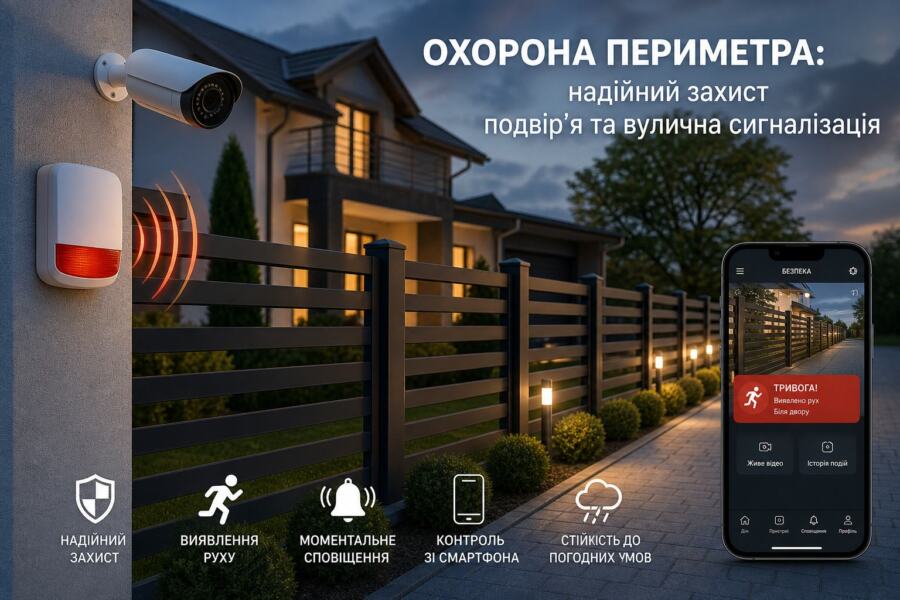 Охорона периметра: надійний захист подвір’