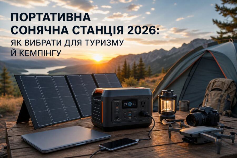 портативна сонячна станція illustration for Портативна сонячна станція 2026: