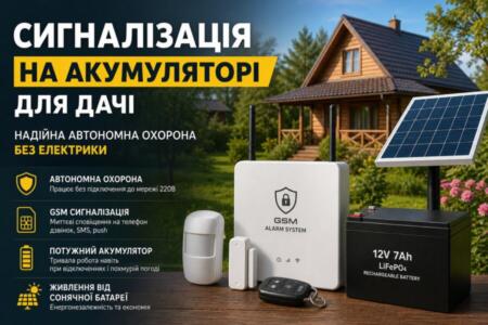 сигналізація на акумуляторі illustration for Сигналізація на акумуляторі д
