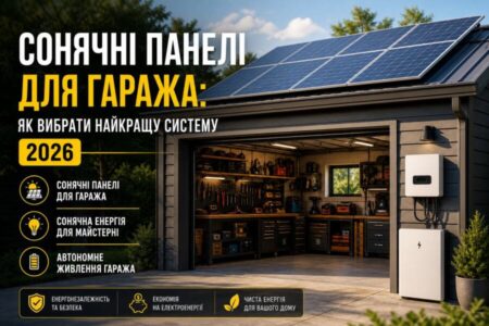 сонячні панелі для гаража illustration for Сонячні панелі для гаража: як виб