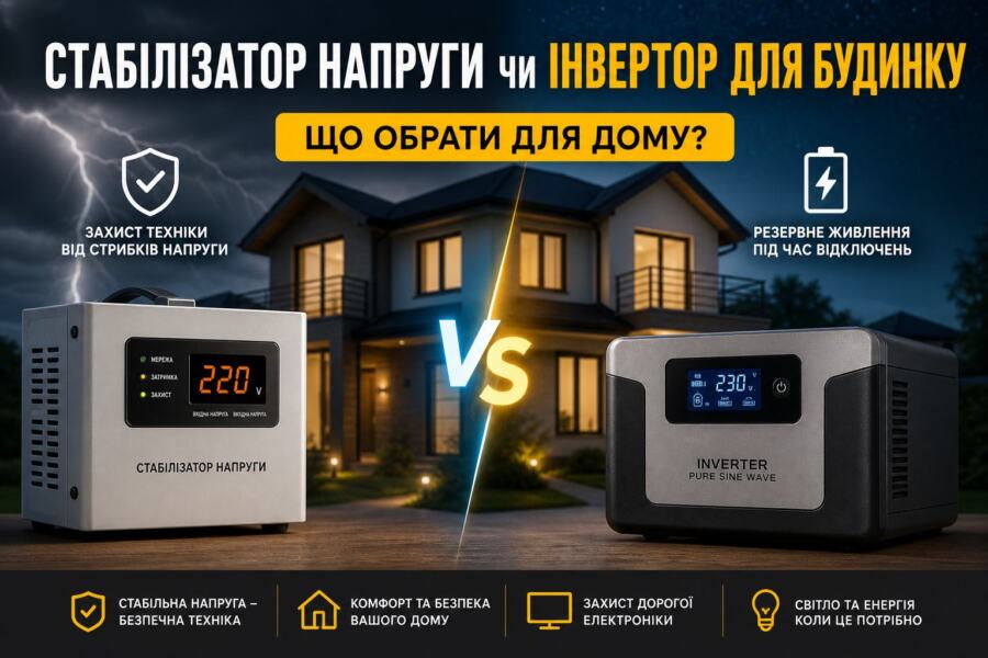 стабилизатор напряжения illustration for Стабилизатор напряжения или инвертор для