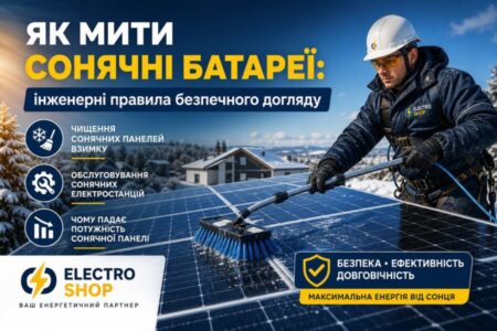 як мити сонячні батареї illustration for Як мити сонячні батареї: інженерні