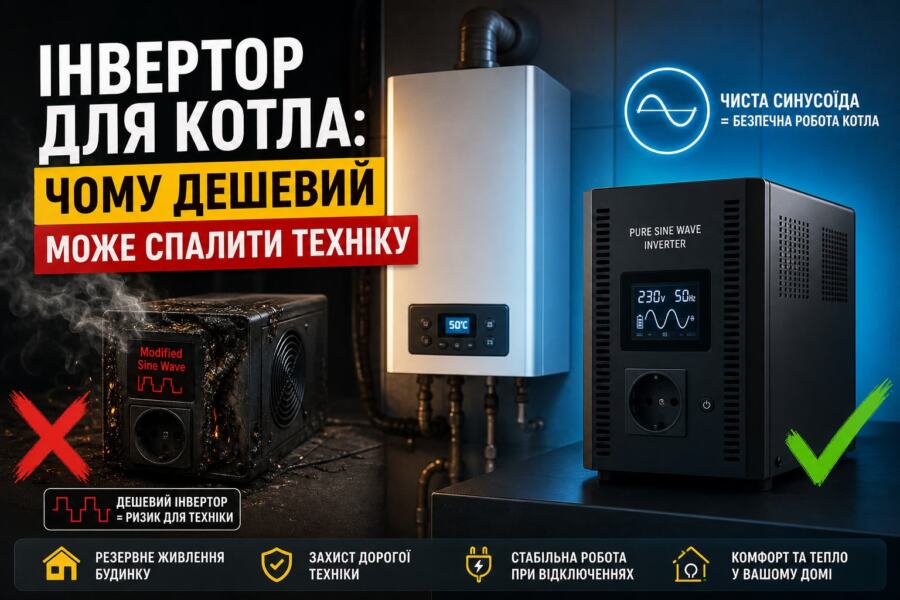 инвертор для котла illustration for Инвертор для котла: почему дешевый может сп