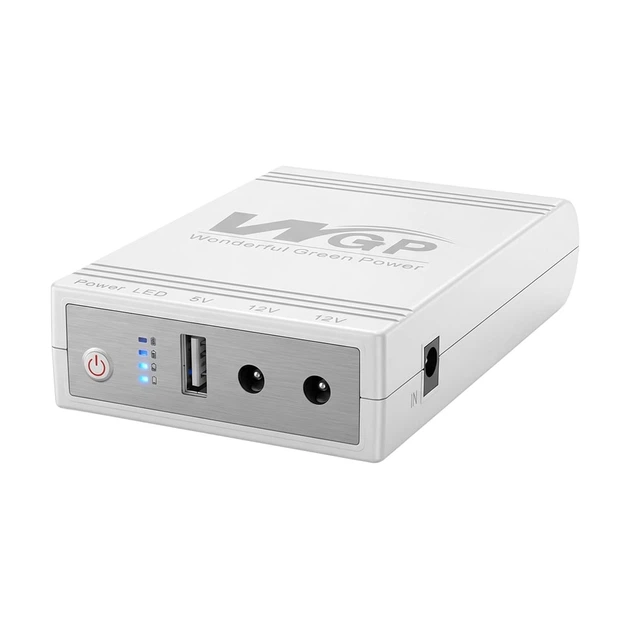 Внешний вид и разъемы зарядки Mini UPS WGP UPS103C 20000mAh