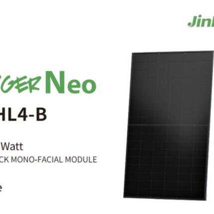 Солнечная панель Jinko Solar Tiger Neo 435W Full Black Технические особенности премиум фотомодуля N-type