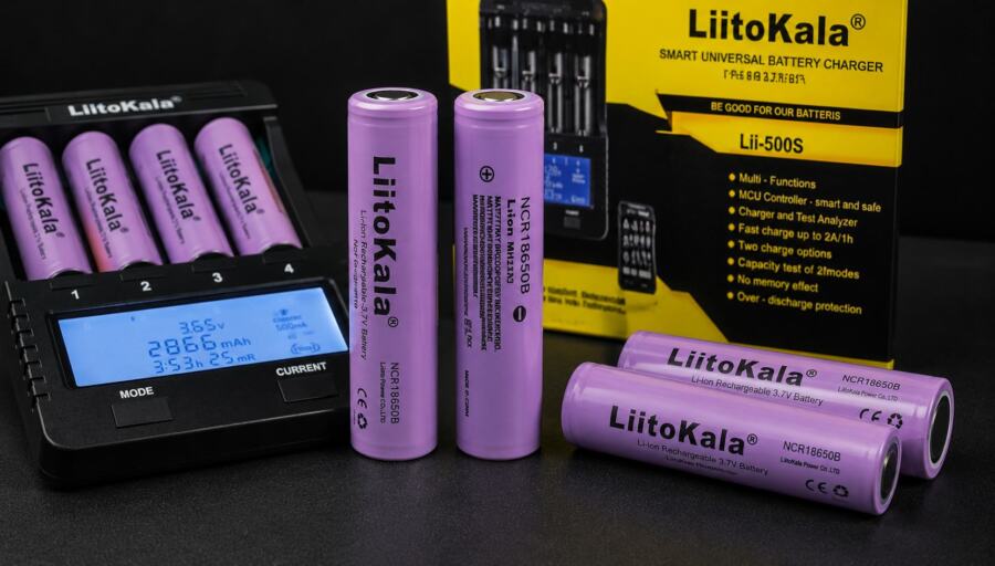 Акумулятори LiitoKala 18650 та зарядний пристрій для ДБЖ, роутерів і автономного живлення