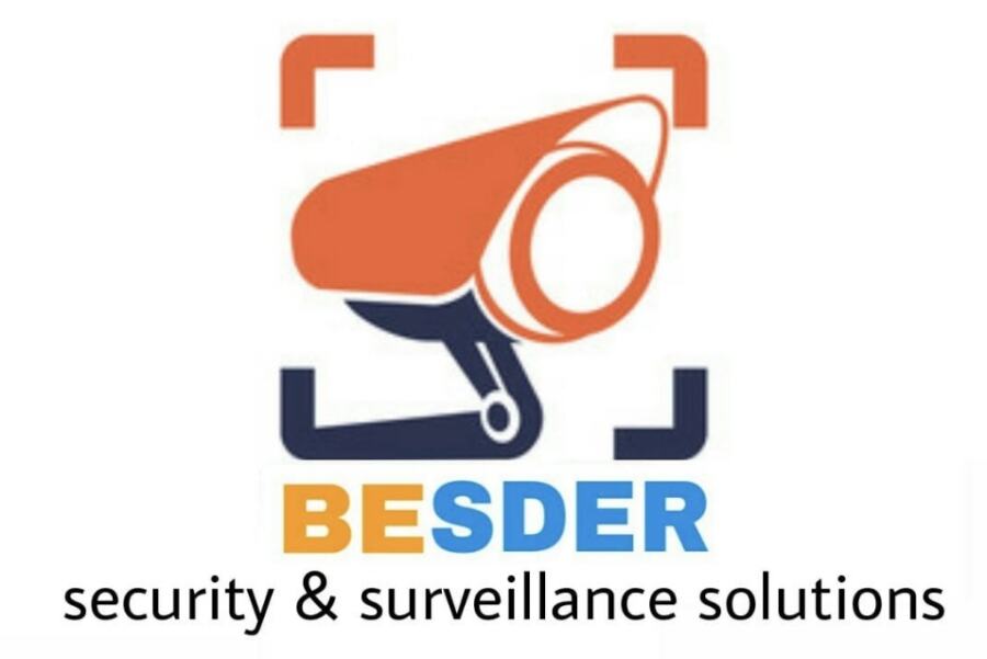 Логотип бренду Besder — системи безпеки та відеоспостереження