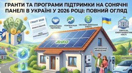Грант на сонячні панелі у 2026 році для безповоротного фінансування автономного живлення приватного будинку