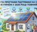 Грант на сонячні панелі у 2026 році для безповоротного фінансування автономного живлення приватного будинку