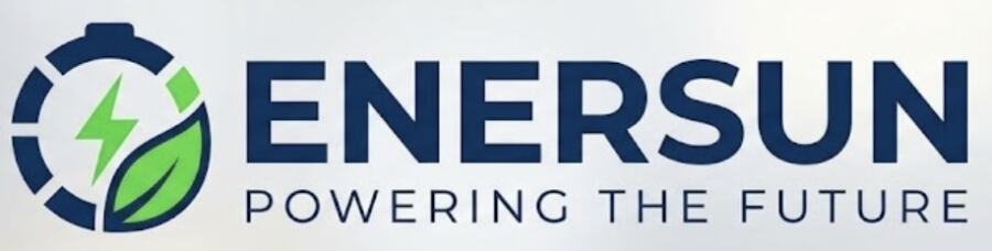 Логотип бренду Enersun — Акумулятори для сонячних систем