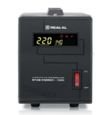 Стабілізатор напруги REAL-EL Stab Energy-500 Black для захисту котла 1