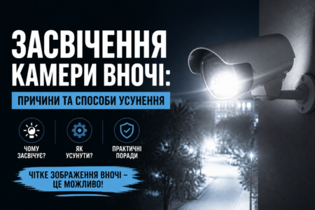 засвічення камери вночі illustration for Засвічення камери вночі: причини т